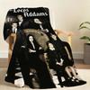 Amerikanischer Film T-Die A-Addams F-FamilieS Decke Für Weiche Überwurfdecke für Picknick Bett Sofa Haus Schlafzimmer Gemütlich Warm Bequem