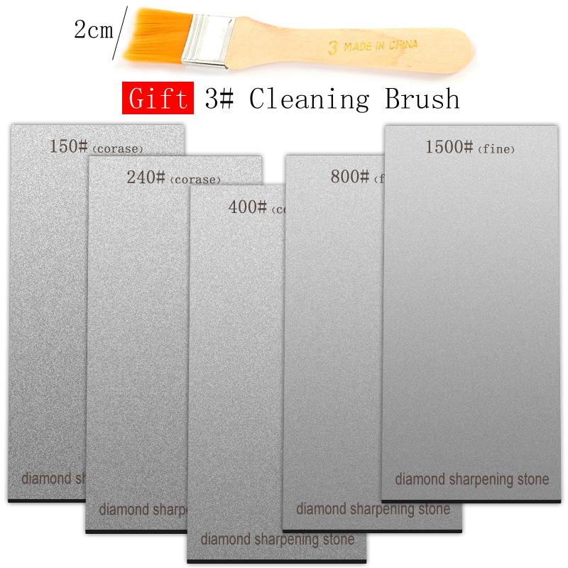 170MM Diamant Knivsliper Sett Korning 240-3000# Bryne Profesjonelt Trearbeid Slipestein verktøy Kjøkken Slipesystem