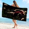 The Vampire Diaries Damon salvatore Towel Microfiber Beach Towel Absorbent Quick Yoga Swimming Resort Mountain Climbing Towel