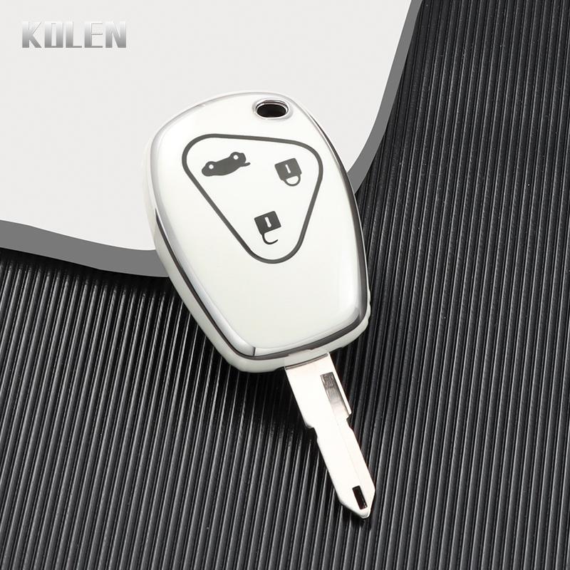 New Tpu Car Remote Key Case Cover Shell Fob For Renault Megane Modus Espace Laguna Duster Logan Dacia Sandero Fluence Clio Kango