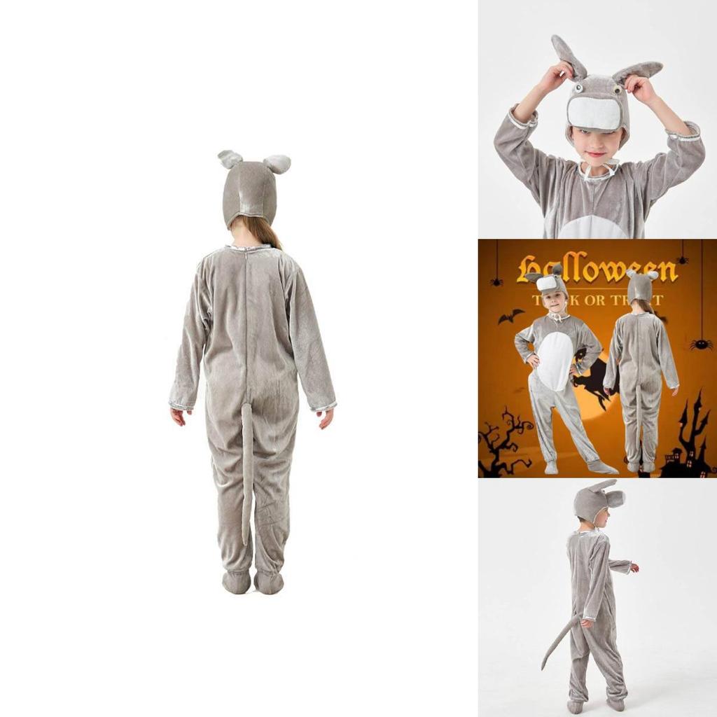 Adorable Kids Donkey Costume For Halloween Cosplay Polyester Material