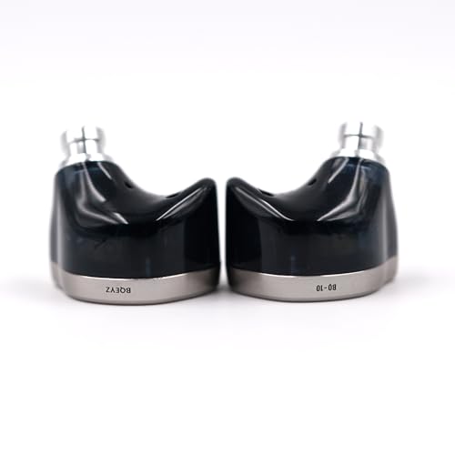 BQEYZ BQ10 12mm Dynamic In-Ear Wired Earphones with Mic, Remote, and 3.5mm Smartphone Compatible, Silver (3.5mm Without Mic)