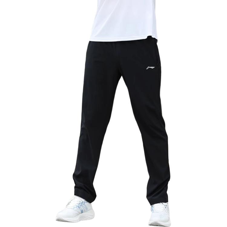 Li Ning Sports Pants Men's Black Moderate AYKS487-1