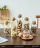 Cork Stopper Glass Jar for Coffee, Dried Fruit, and Grains Storage