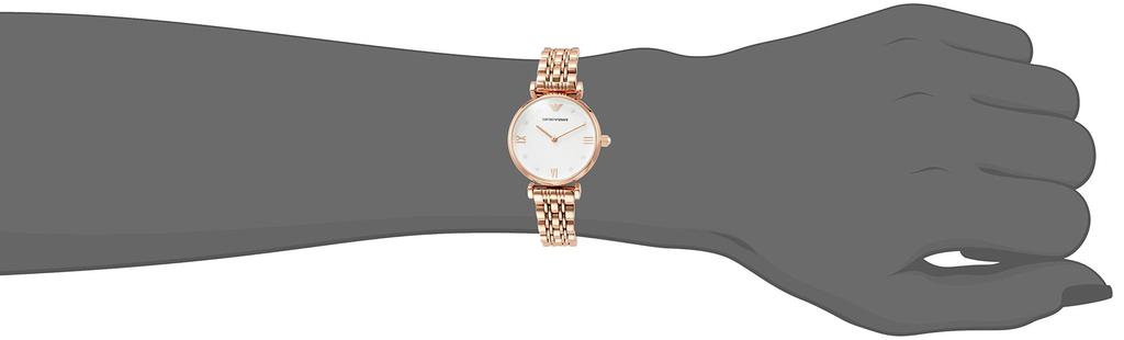 Emporio Armani AR11267 Officially Pink Gold Women's Watch, Imported,