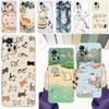 Phone Case For Xiaomi Redmi Note 15 14 5G 13 12 10 11 Pro Plus 4G 14C 13C 12C Soft TPU Cover Cat Fishing