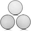 Neewer 18cm Standard Reflector Diffuser with Degree Honeycomb Grid Light Reflector Lampshade Dish for Bowens Mount Studio Light Strobe Flash 7"/