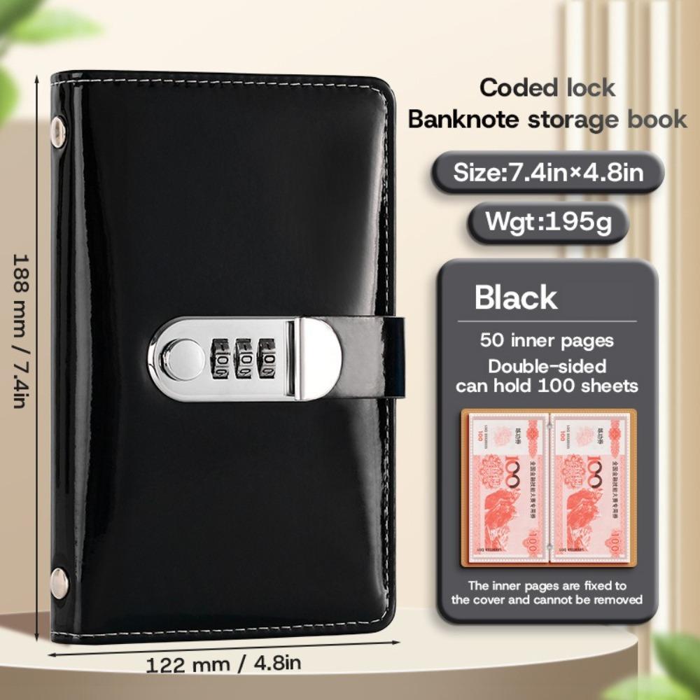 With Password Lock Money Collection Book Save Money Savings Challenges Book  Children