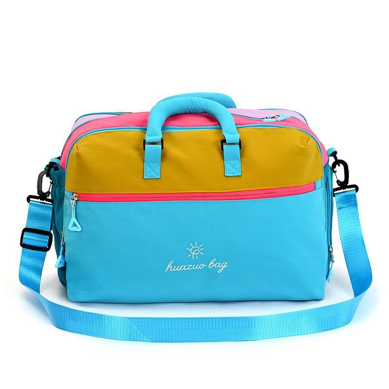 

Ins Dopamine Large-capacity Short-distance Portable Travel Bag Women s Business Luggage Sports Fitness синий