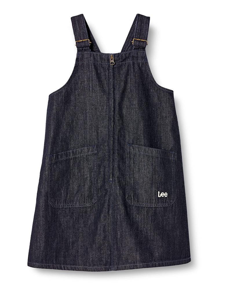Lee Military Salopette Skirt Size 130 Girls' Overalls, Blue,