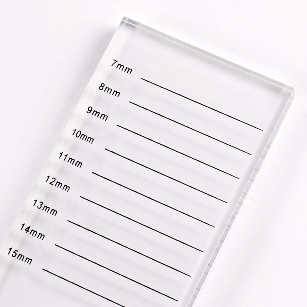 Pad Lash Grafting Stand Clear Eyelash Plate Lashes Glue Pallet Fake Eyelash Tray False Lash Tile