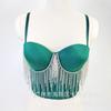 Black Friday Party Sexy Tassel Corset Top Push Up Backless Bustier Club