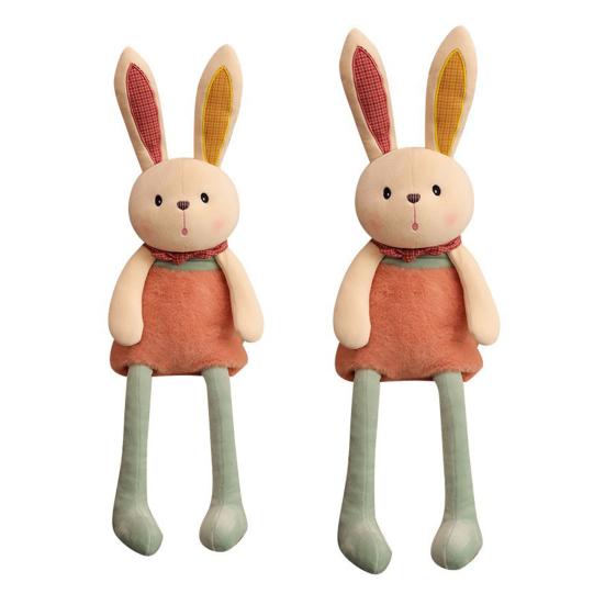 Vytahovací plyšová hračka králík Interaktivní plyšové zvířátko s přepínatelnýma ušima a nohama Legrační králík Měkká plyšová hračka pro narozeniny Velikonoce