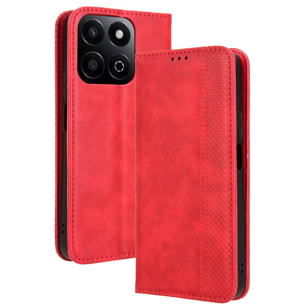 For Honor 200 Smart 5G/Play 60 Plus 5G/Play 9T/X7c 4G Phone Case Retro Stand Leather Wallet Cover