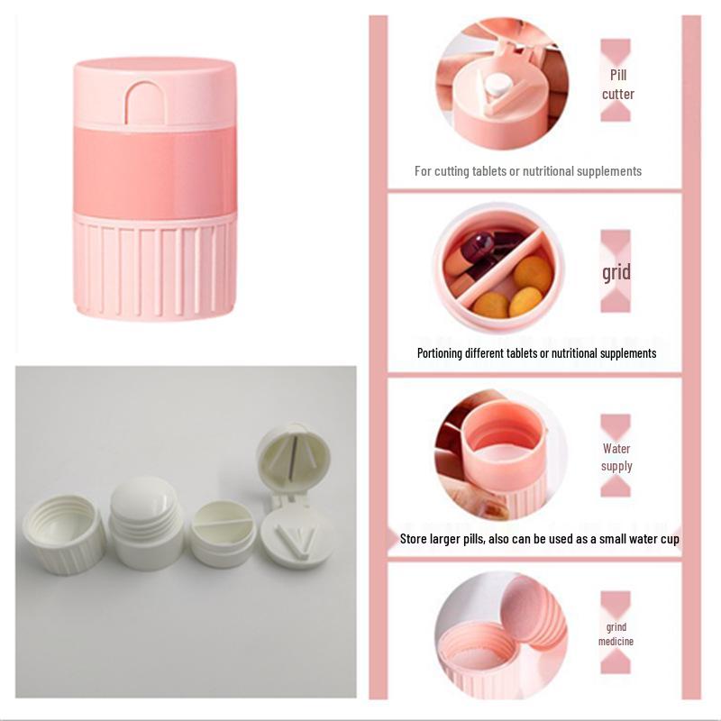 Medical Grade Pill Cutter & Grinder Box