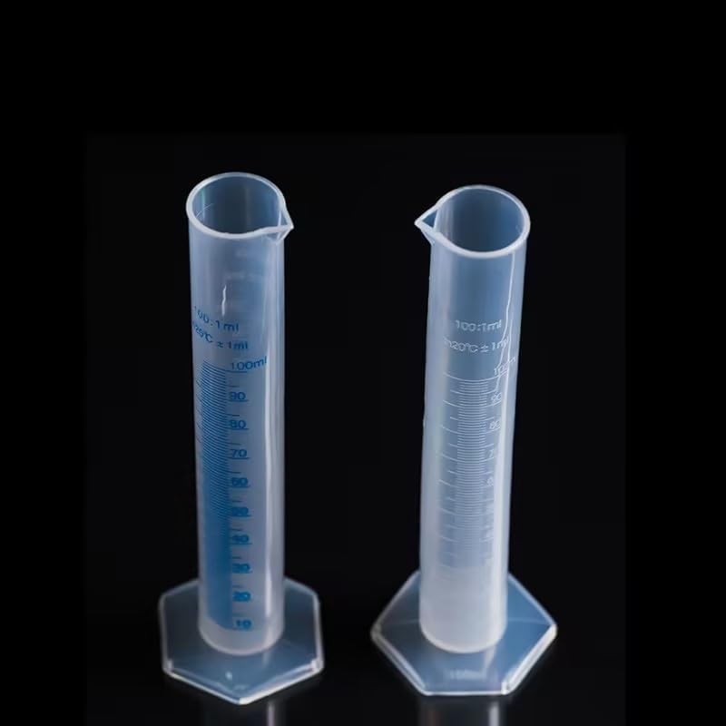 100Ml Transparent Plastic Measuring Cylinder Laboratory Teaching Measuring Tool