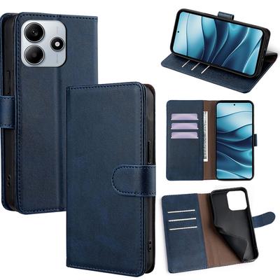 Etui portfelowe typu flip z blokadą RFID i magnetycznym zapięciem na klamrę dla Xiaomi Redmi Note 14 Pro Plus Pokrowiec ochronny Skórzane etui książeczkowe Uchwyt na karty