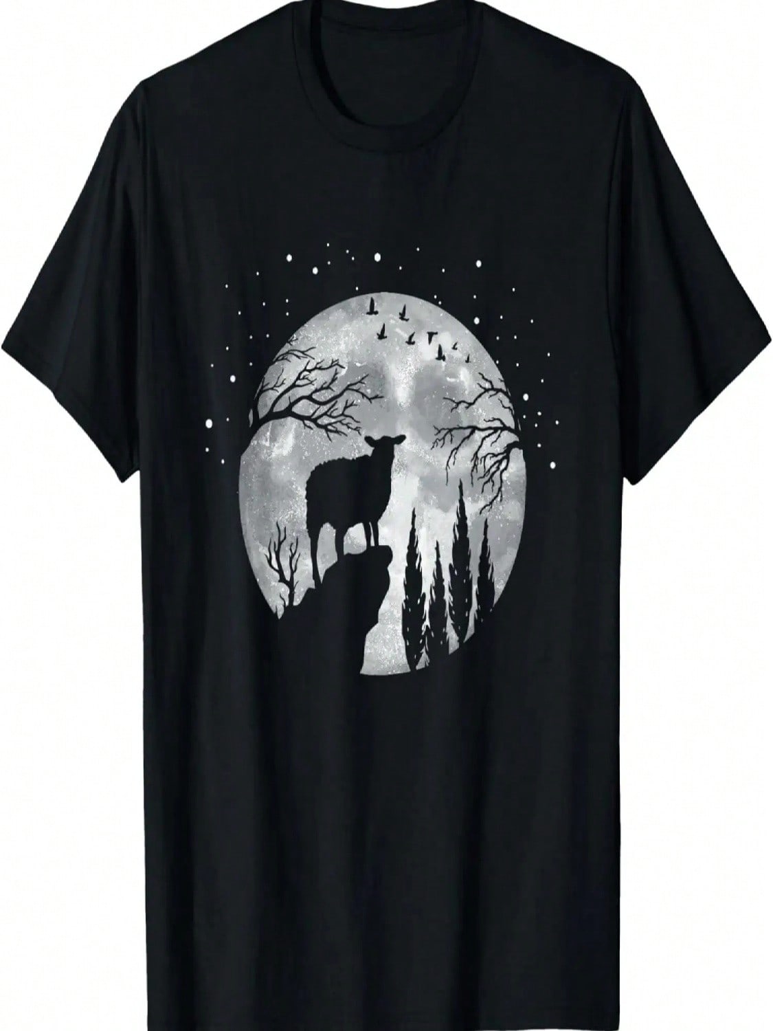 Sheep Farmer Night Sky - Shepherd Sheep Farm Sheep T-Shirt S разноцветный