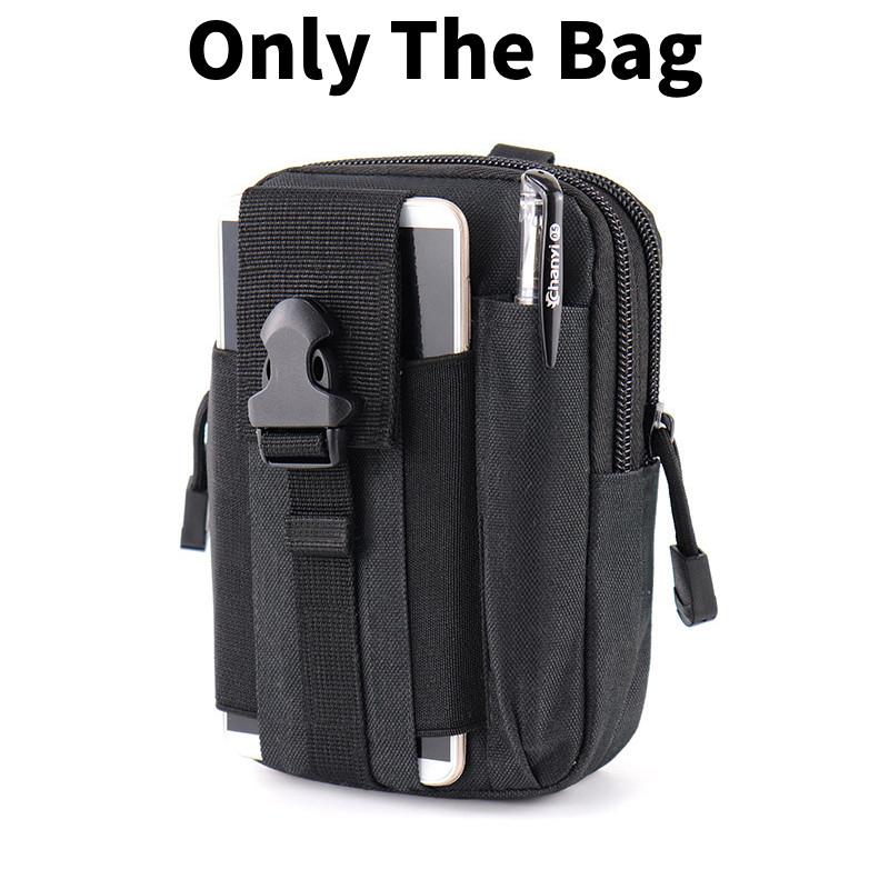 

Tactical Camouflage Waist Bag For Outdoor Sports Waterproof Phone Pack For Men