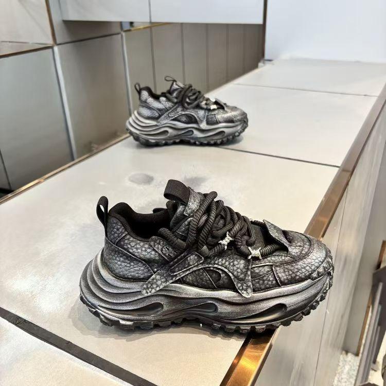 

Spring men s shoes casual sports shoes platform dad shoes 44 чорний