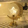 Ramadan Decorations 2026 Eid Led Lanterns Islamic Ramadan Mubarak Moon Star Ornament Muslim New Year Glowing Decor