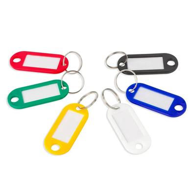 Key Tag Plastic Number Tag Color Keychain Luggage Tag Label Classification Can Be Marked Tag