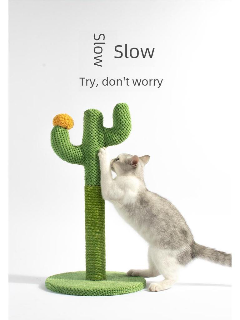 Sisal Cactus Cat Climbing Frame and Scratching Post Toy