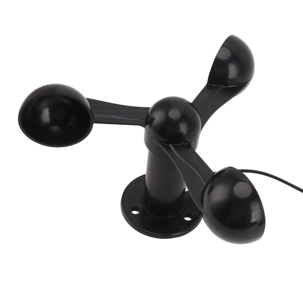 Senzor anemometru Cupă pentru viteza vântului cu cablu impermeabil de 8 m 4 cm orificiu de montare anti interferență 3