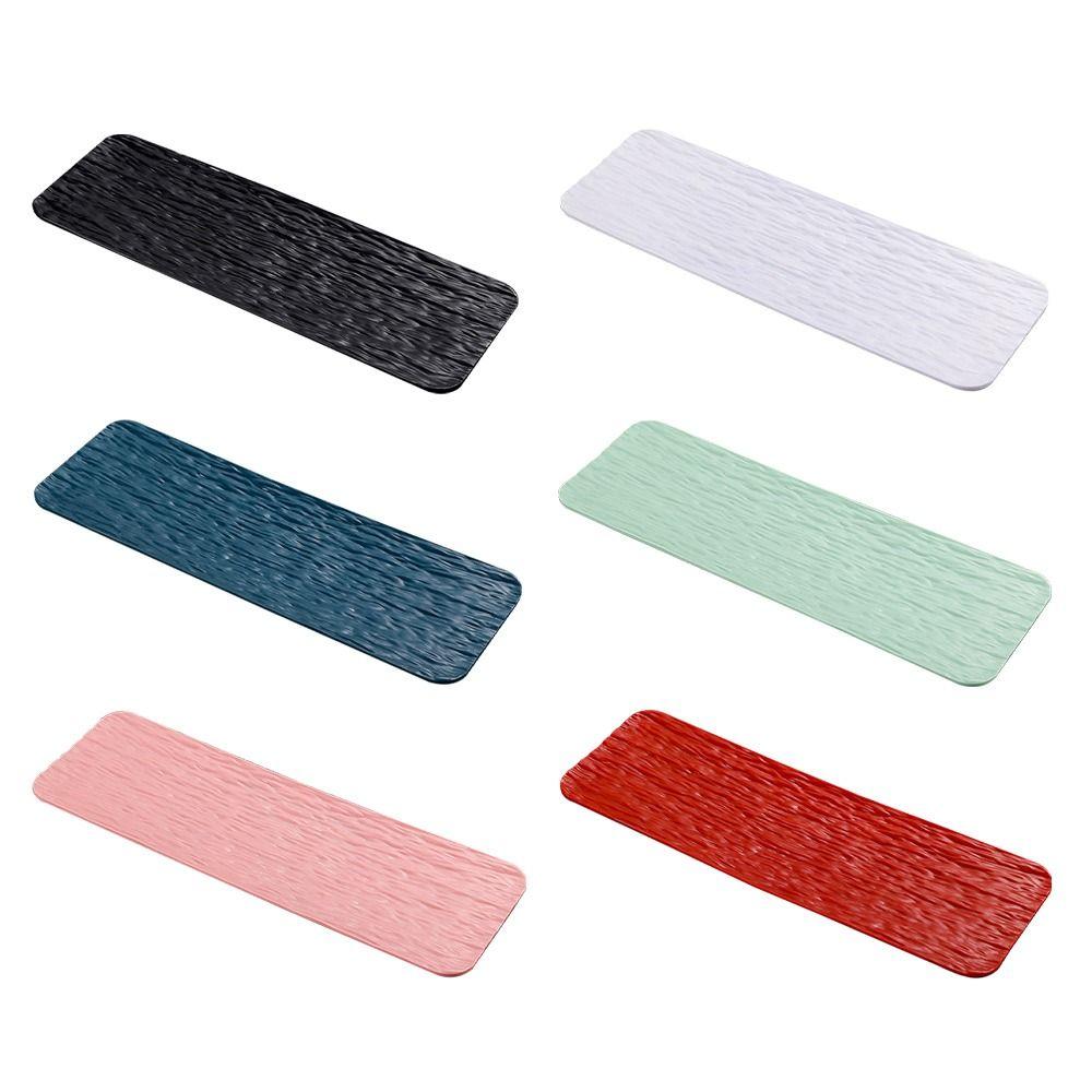 Rectangular Shape Sushi Plate Multicolor Flat Plate Creative Restaurant Plate  Restaurant Use