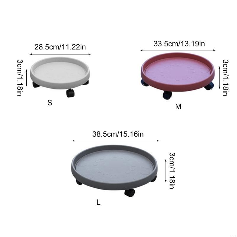 Plant Stand with Rolling Plant Stand Flower Pots Mover Planter Caddies X3UC
