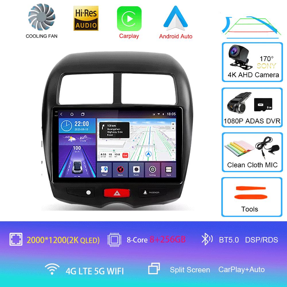 Android 14 Car Radio For Mitsubishi ASX 1 2010 - 2016 Multimedia Video Player Navigation Stereo GPS No 2din 2 Din Dvd