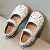 Fashion girls' leather shoes spring new item children's leather shoe anti slip girl single shoe hollowed out girl princess shoes