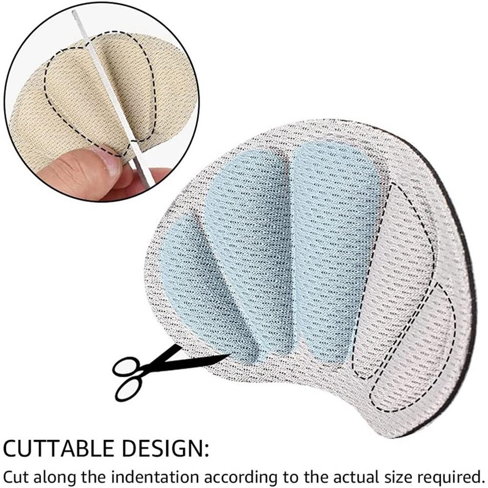 Adesivi con inserto sul tallone Cuscino Cuscinetti morbidi e confortevoli Tacchi alti sportivi più spessi resistenti all'usura Piedini di mezza misura regolabili Proteggi