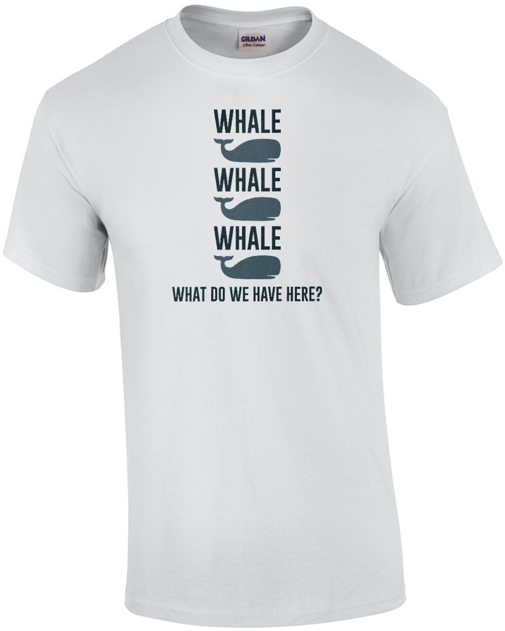 Whale Whale Whale - What do we have here - funny pun t-shirt Unisex T-Shirt XL