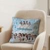 Music Group HHeartsHearts Pillow Covers Cartoon Sofa Decorative Home Doublesided Printing Short Plush Cute Cushion Cover
