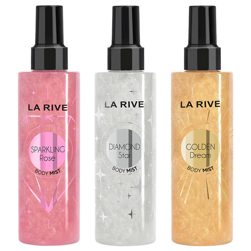 Спрей для тела Larive Illuminating Pearl 200 мл (Выберите 1 из 3 типов) Sparkling Rose Pearl Body Mist