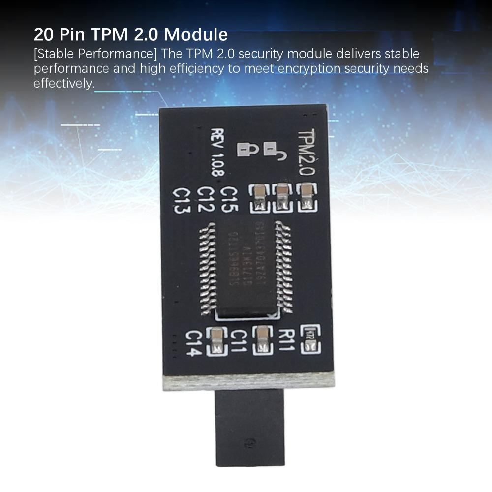 LPC Interface TPM Security Module 20 Pin Trusted Platform Module Security Module  for WIN11 Upgrade