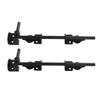 2 Set Gate Ground Latch 12 Inch Carbon Steel Heavy Duty Double Gate Cane Bolt for Home