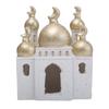 Resin Mosque Statue Tower Ornaments Tower Sculpture Decorative Ramadan home decor for Living Room Bedroom castle ornament