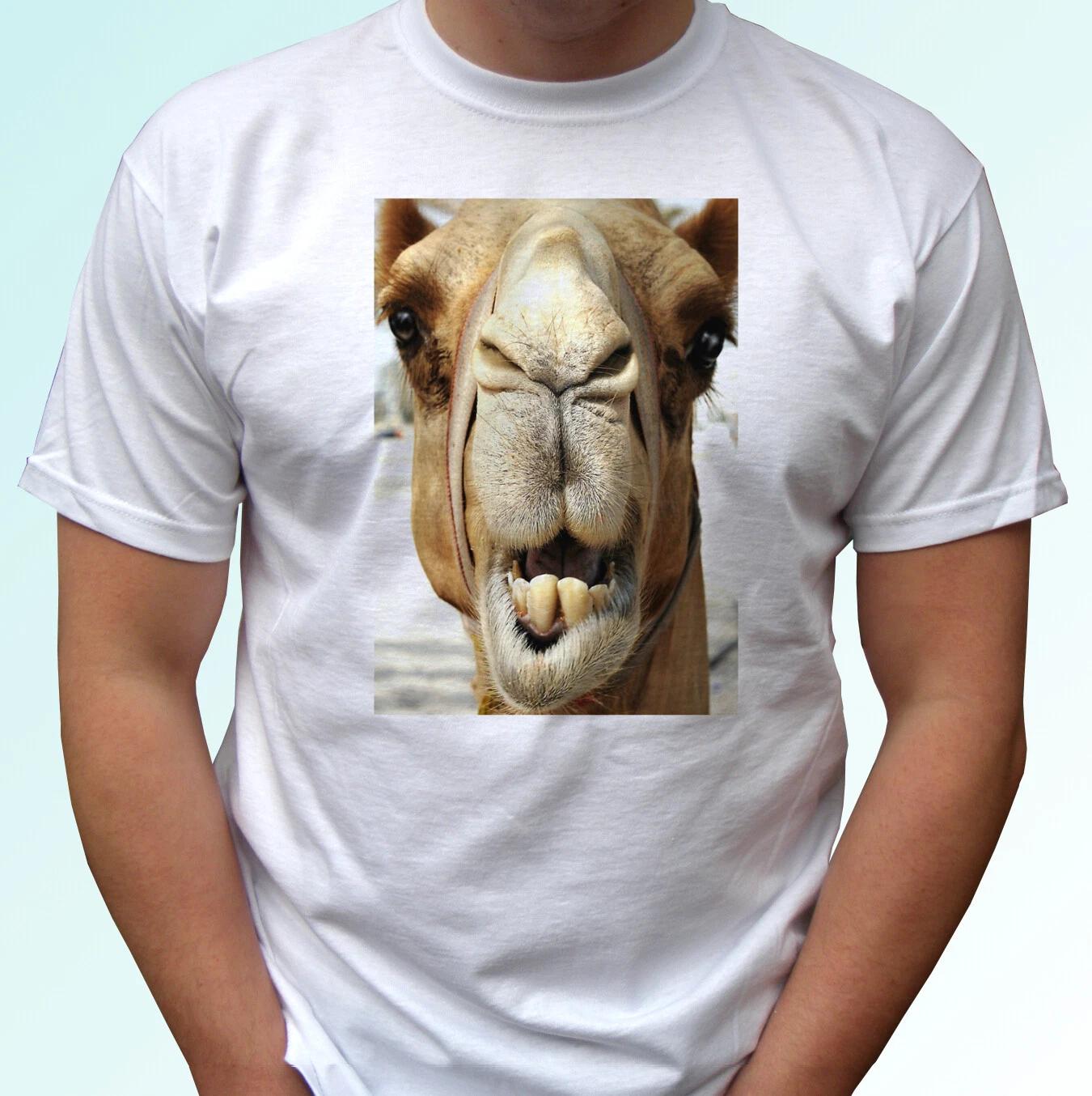 

Camel head white kids boys T-Shirt animal tee top design - s s kids sizes 120