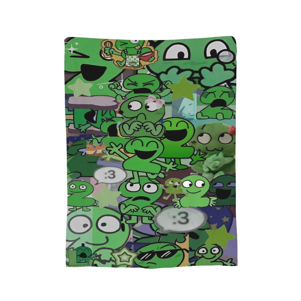 Bfdis Blanket Cartoon Fleece Funny Warm Throw Blanket For Chair Covering Sofa Spring Autumn,