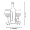 Wine Glass Racks For Wall Wine Bottle Holder Wall Mounted Wine Rack Rustic Wine Bottle Glass Floating Shelves For Home Bar