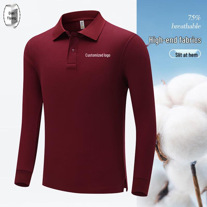 Qianyiyang Suolona Long Sleeve Polo Shirt