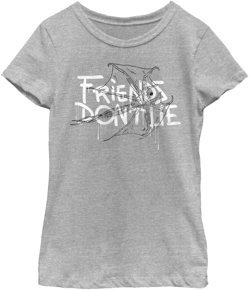 Netflix Stranger Things Friends Paint Girls Short Sleeve Tee Shirt 4XL