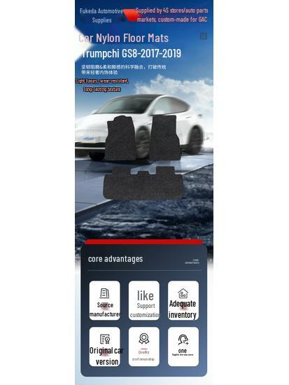 Trumpchi GS8 2017-2019 Floor & Trunk Mat Set, Durable.