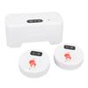 Electric Toilet Sensor Flush Kit with 2 Sensors 1800mAh Push Type Flush Automatic Touchless External