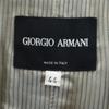 Giorgio Armani Made In Italy Linen Blend Tailored Jacket 44 Gray Women Used