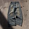 Y2K Trendsetter Distressed Street Art Style Fashion T-Shirt