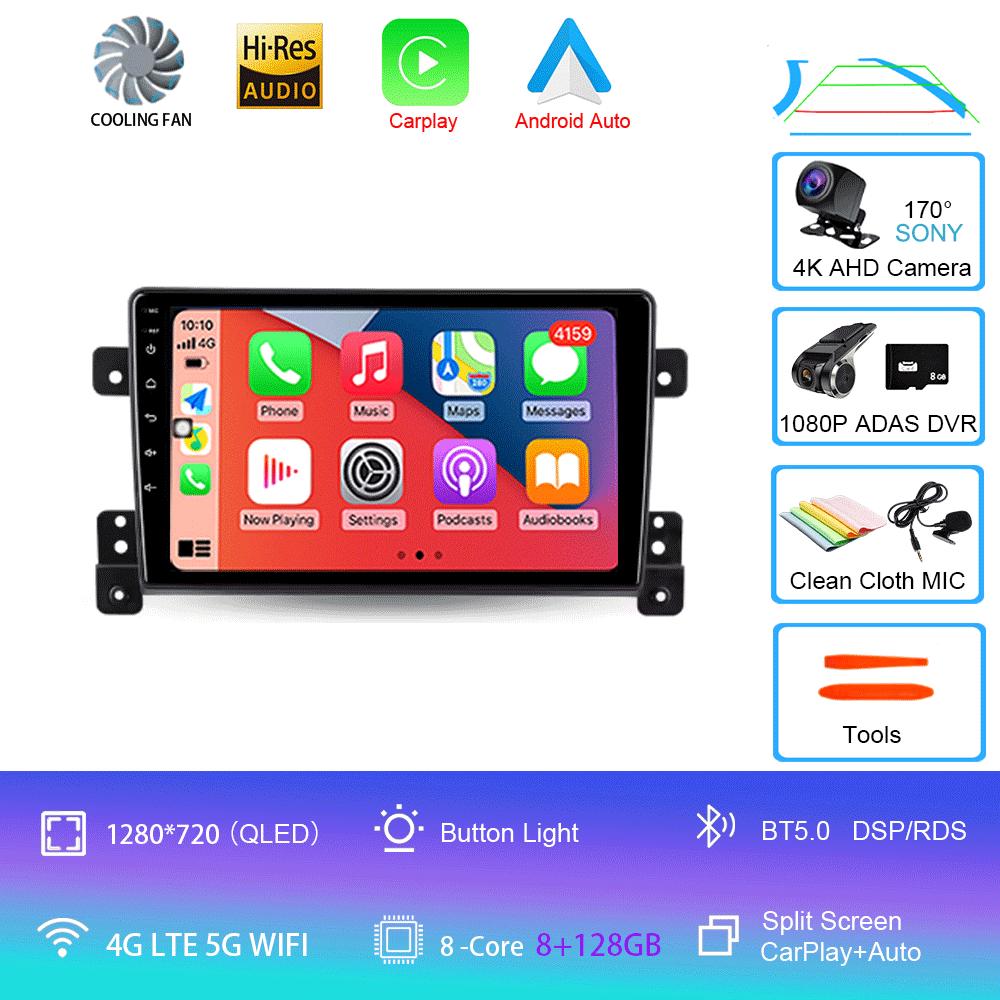 Android 14 For Suzuki Grand Vitara 3 2005 - 2015 Car Radio Multimedia Video Player Navigation Stereo GPS No 2din 2 Din Dvd