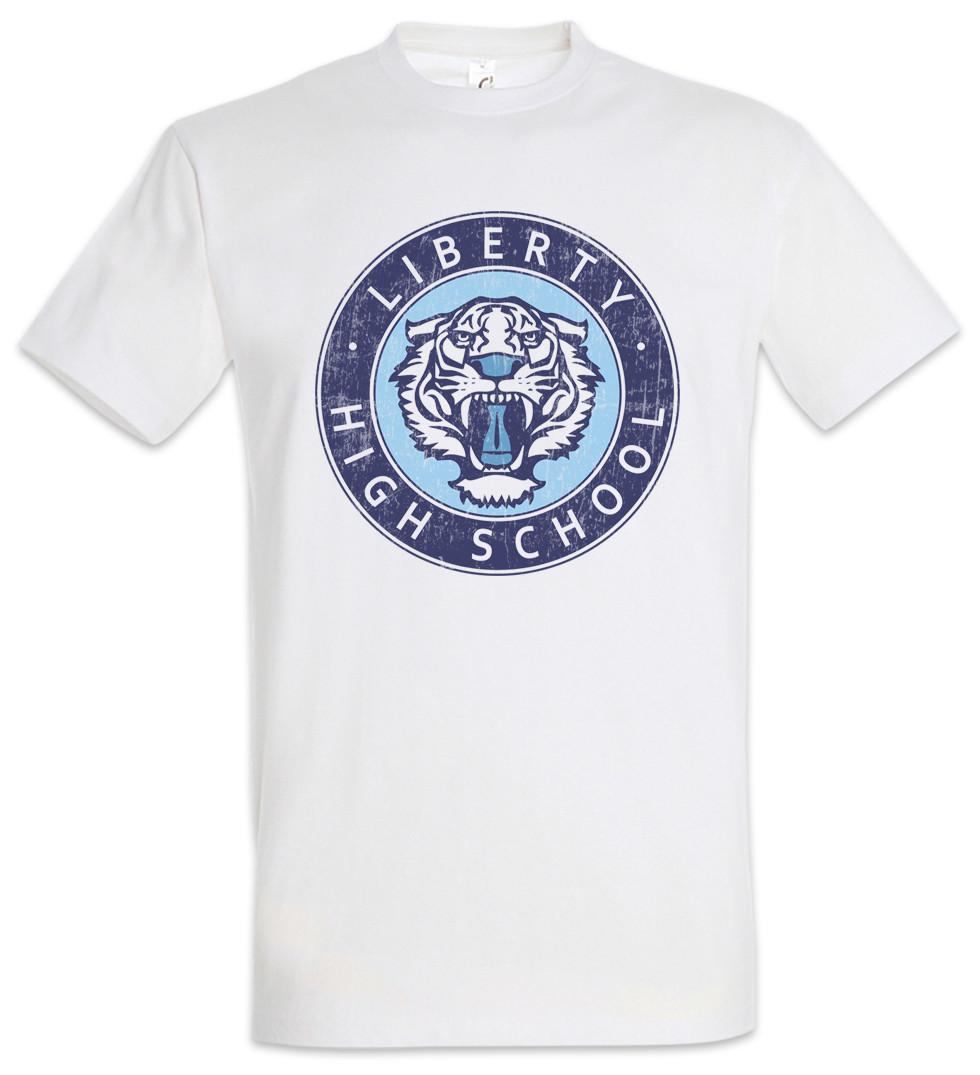 Liberty High I T-Shirt 13 School Reasons Symbol Sign Logo Why Hannah Tape XXXL